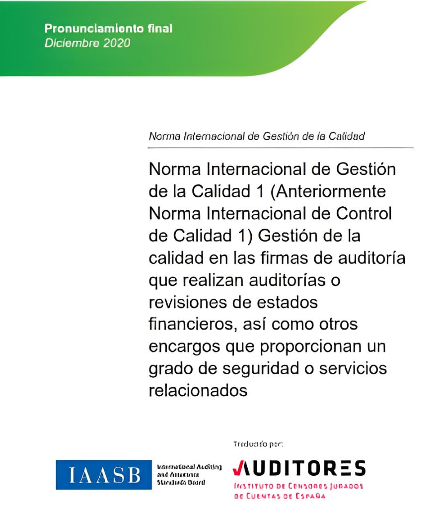 Norma Internacional de Gestion de la Calidad 1