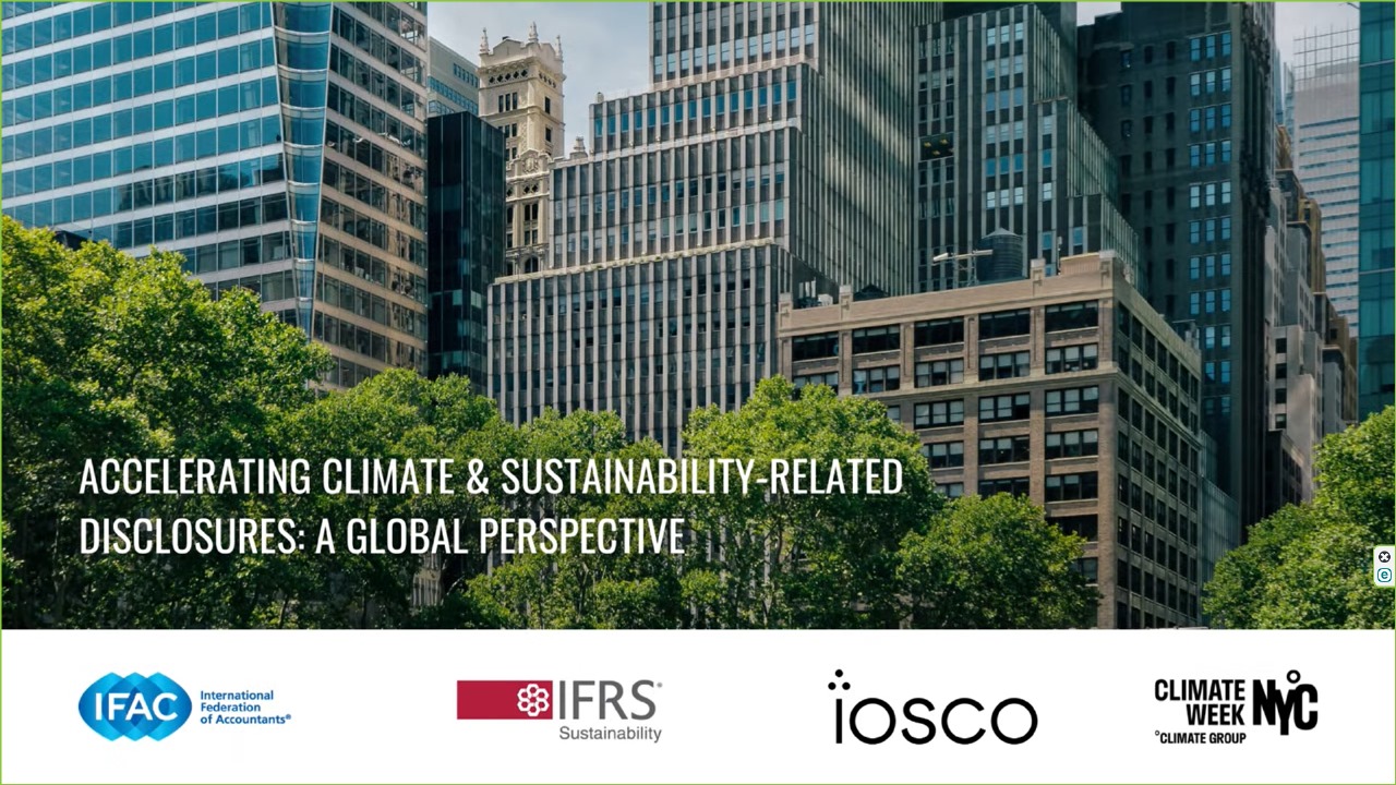 IFAC, Fundacion IFRS e IOSCO comparten conocimientos sobre clima y sostenibilidad